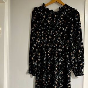 Darling size Small black floral dress